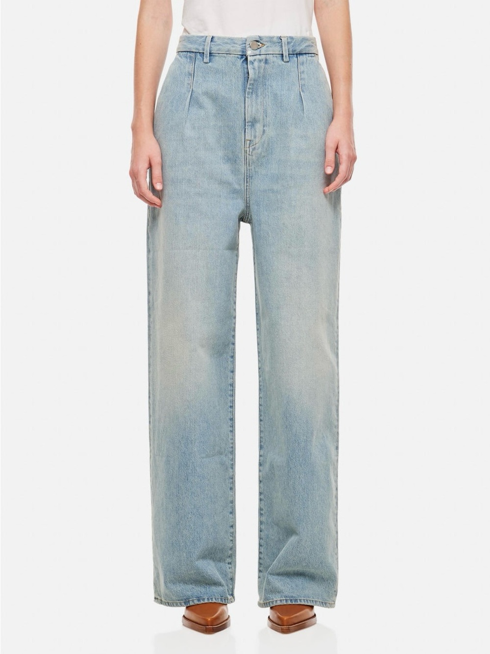 Loulou Studio Attu Wide Leg Jeans
